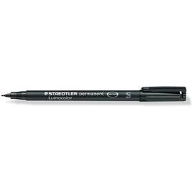 Marker permanent 0.4 mm, STAEDTLER Lumocolor S, Culoare (230): Negru - - Roveli