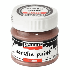 Culoare acrilica mata, 50 ml, PENTART Matte, Culoare (230): Vintage Brown - - Roveli