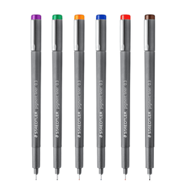 Pigment liner 0.3 mm STAEDTLER Color, Culoare (230): Orange - - Roveli