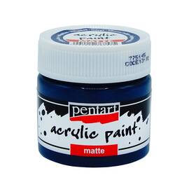 Culoare acrilica mata, 50 ml, PENTART Matte, Culoare (230): Indigo - - Roveli