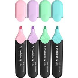 Textmarker SCHNEIDER Job Pastel, 4 buc/set - - Roveli