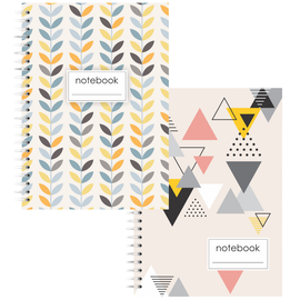 Caiet A4 cu spirala, 140 file, ARHI DESIGN, Liniatura (230): Matematica - - Roveli