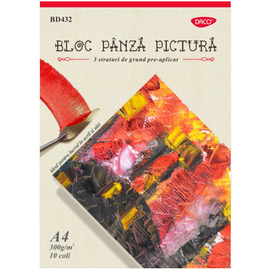 Bloc Panza Pictura A4, 300g/mp, 10 file, DACO - - Roveli