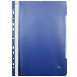 Dosar plastic cu sina si multiperforatii NOKI Bleumarin - - Roveli