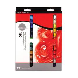 Culori ulei 12 ml, 24 culori/set, DALER ROWNEY Simply - - Roveli
