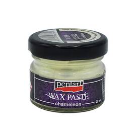 Pasta ceara cameleon Alb/Auriu 20 ml, Pentart P4430 - - Roveli