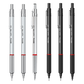 Creion mecanic ROTRING Rapid Pro, Dimensiune mina (230): 0.7 mm - negru - - Roveli