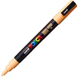Marker Uni PC-3M Posca 0.9-1.3 mm Portocaliu Deschis - - Roveli