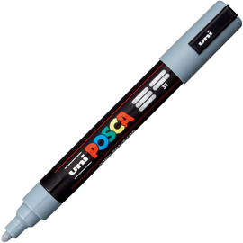 Marker Uni PC-5M POSCA 1.8-2.5 mm, Gri - - Roveli