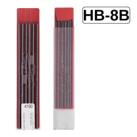 Mine creion mecanic 2 mm, 12 buc/set, KOH-I-NOOR Toison D`Or, duritati mina HB-B8, Duritate mina (230): 6B - - Roveli