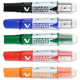 Marker whiteboard reincarcabil, PILOT Vboard Master M, Culoare (230): Negru - - Roveli