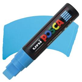 Marker UNI PC-17K POSCA 15.0 mm, Albastru Deschis - - Roveli