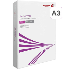 Hartie XEROX Performer, A3, 80 g/mp, 500 coli/top - - Roveli