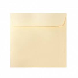 Plic color, 14 x 14 cm, Crem, siliconic, DACO, 25 buc/set - - Roveli