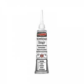 Contur liner 3D acrilic silver 20 ml Pentart P2462 - - Roveli