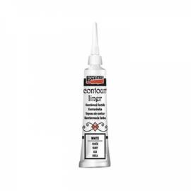 Contur liner 3D acrilic white 20 ml Pentart P10136 - - Roveli