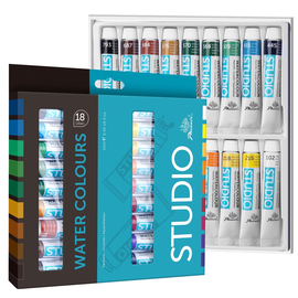 Acuarele tub 12ml, 18 culori/set, PHOENIX - - Roveli