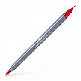 Marker Solubil cu 2 Capete, FABER-CASTELL Goldfaber Aqua, Culoare (230): Carmin permanent - - Roveli