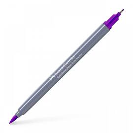 Marker Solubil cu 2 Capete, FABER-CASTELL Goldfaber Aqua, Culoare (230): Purpuriu - - Roveli