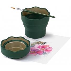 Pahar pentru apa, FABER-CASTELL Click&Go, Culoare (230): Verde - - Roveli