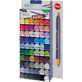Sketch Marker cu 2 Capete, FABER-CASTELL Goldfaber, Culoare (230): Roz purpuriu mediu - - Roveli