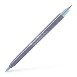 Marker Solubil cu 2 Capete, FABER-CASTELL Goldfaber Aqua, Culoare (230): Albastru Aqua - - Roveli