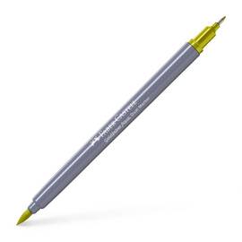 Marker Solubil cu 2 Capete, FABER-CASTELL Goldfaber Aqua, Culoare (230): Verde Mai galbui - - Roveli