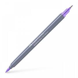 Marker Solubil cu 2 Capete, FABER-CASTELL Goldfaber Aqua, Culoare (230): Violet deschis - - Roveli