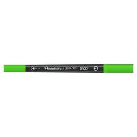 Carioci cu 2 capete DACO Pensuliner, varf pensula si liner, Culoare (230): Verde deschis - - Roveli