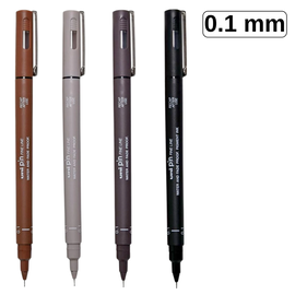 Liner UNI-BALLPIN 01-200S, 0.1 mm, pe baza de apa, Culoare (230): Gri - - Roveli