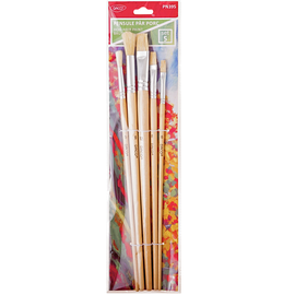 Pensule varfuri mixte, par porc, DACO, 5 buc/set - - Roveli