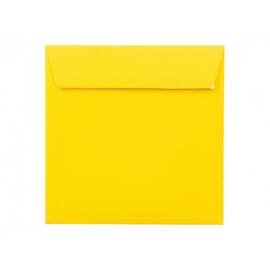 Plic color, 14 x 14 cm, Galben, siliconic, DACO, 25 buc/set - - Roveli