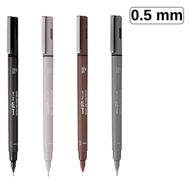 Liner UNI-BALL PIN05-200S, 0.5 mm pe baza de apa, Culoare (230): Gri - - Roveli