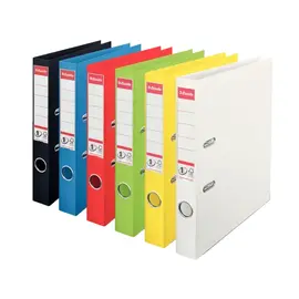 Biblioraft plastifiat interior-exterior, 5 cm ESSELTE Vivida Power, Culoare (230): Rosu - - Roveli