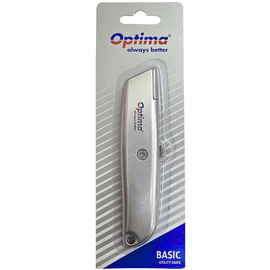 Cutter mare profesional cu lama trapezoidala, corp metalic, OPTIMA Basic SK5 - - Roveli