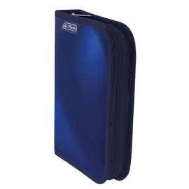 Penar neechipat, 1 fermoar si 2 clape interioare, HERLITZ Abstract Blue - - Roveli