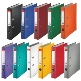 Biblioraft plastifiat, 5 cm ESSELTE Economy, Culoare (230): Negru - - Roveli