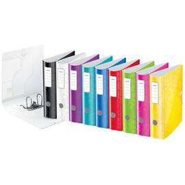 Biblioraft plastifiat 8.2cm, deschidere 180 grade, LEITZ WOW Active, Culoare (230): Roz - - Roveli