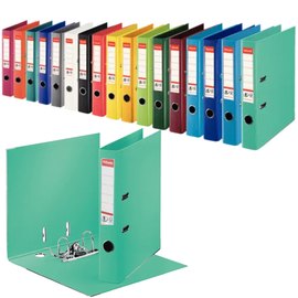 Biblioraft plastifiat interior-exterior, 5 cm ESSELTE Power, Culoare (230): Portocaliu - - Roveli