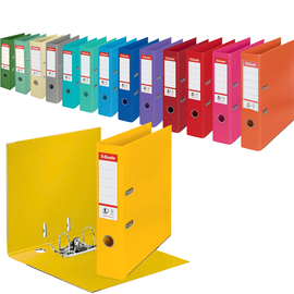 Biblioraft plastifiat interior-exterior, 7.5 cm ESSELTE Power, Culoare (230): Magenta - - Roveli
