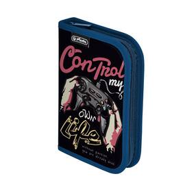 Penar neechipat, 1 fermoar si clapa interioara, HERLITZ Game Mode - - Roveli