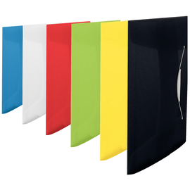 Mapa plastic A4, cu elastic ESSELTE Vivida, Culoare (230): Albastru - - Roveli