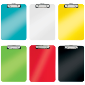 Clipboard simplu plastifiat, A4, LEITZ WOW, Culoare (230): Negru - - Roveli