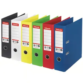Biblioraft carton reciclat, 7.5 cm ESSELTE Nr. 1 Power, Culoare (230): Rosu - - Roveli