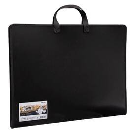 Servieta PP portofoliu pictura, 590 x 460 x 35 mm, neagra, DELI - - Roveli