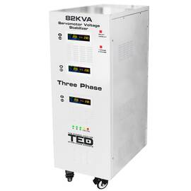 Stabilizator de tensiune, trifizat, 242V-520V, 65KW, cu ecran LCD si sinusoidala pura, TED Electric - - Roveli