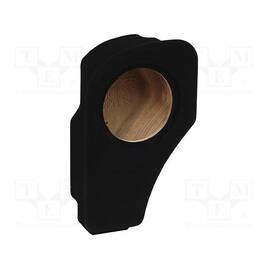 Carcasa difuzor; MDF; 8l; 200mm; tesatura; neagra; Audi; 217mm - - Roveli
