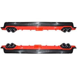 Ornament difuzor de bara universal Cod: UNIV-063-1 130cm  Negru+Rosu - - Roveli