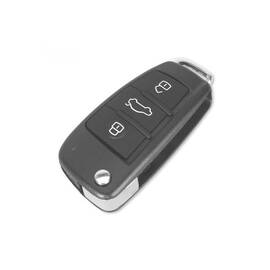 Husa cheie briceag 3 butoane silicon negru compatibila  VW Cod:V3B - - Roveli