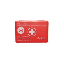 Trusa medicala prim ajutor in cutie de plastic culoare Rosie - - Roveli